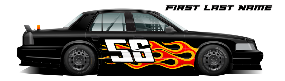 Flames 1 - Crown Vic
