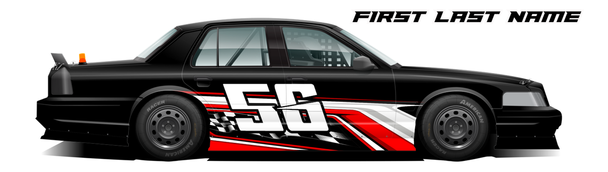 Checkered Flag - Crown Vic