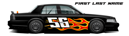 Flames 1 - Crown Vic