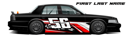 Checkered Flag - Crown Vic