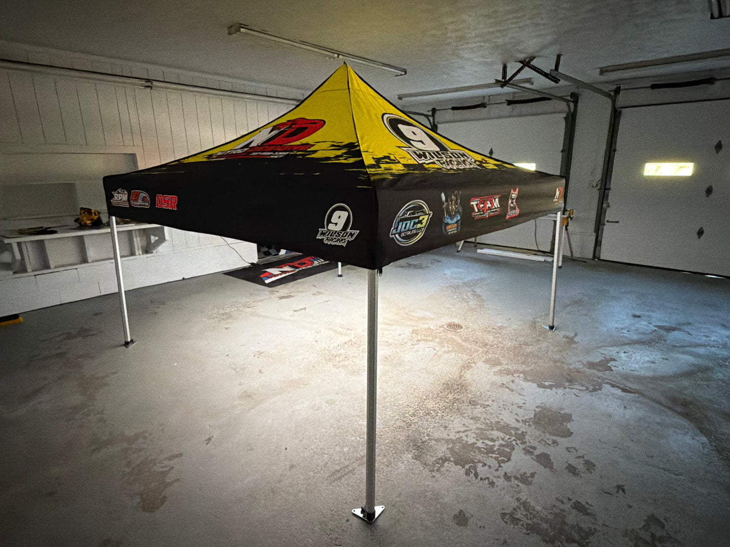10′ x 10′ Lighted LED Custom Canopy