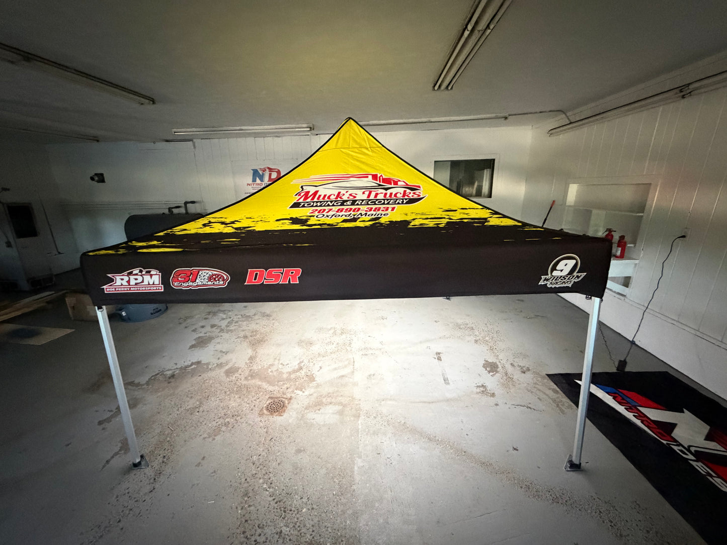 10′ x 10′ Lighted LED Custom Canopy