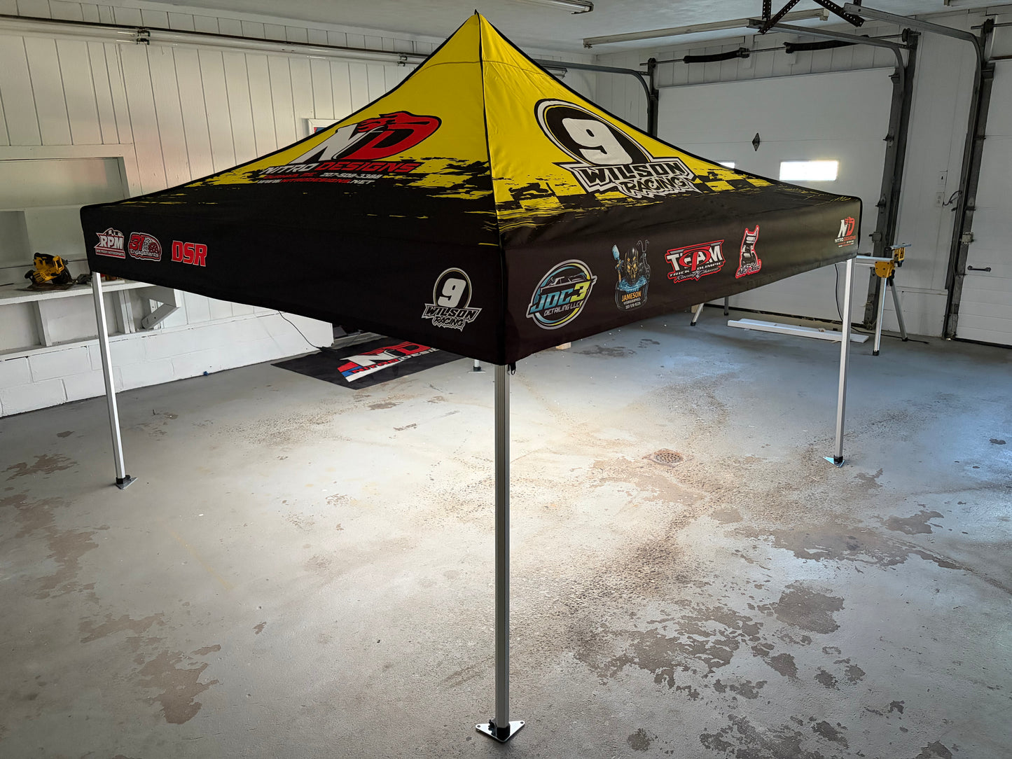 10′ x 10′ Lighted LED Custom Canopy